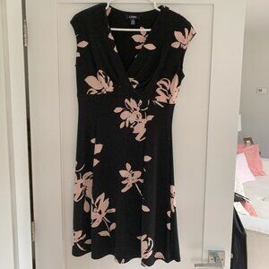 Chaps floral jersey dress